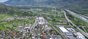 Vorzeigeprojekt für Windenergie: Windpark in Wartau